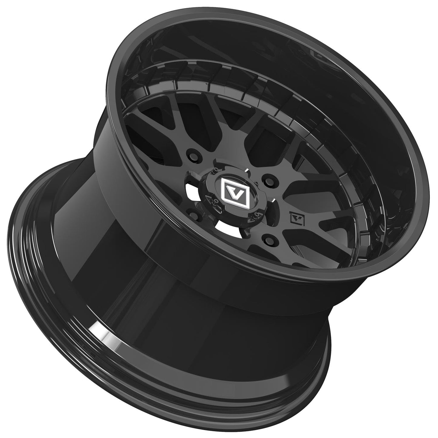V03 UTV Wheel Gloss Black