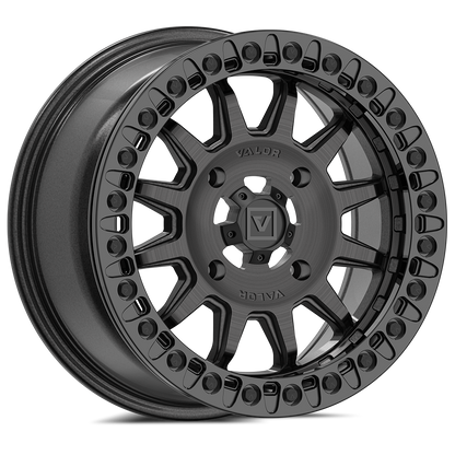 V09 Beadlock UTV Wheel Brushed Charcoal