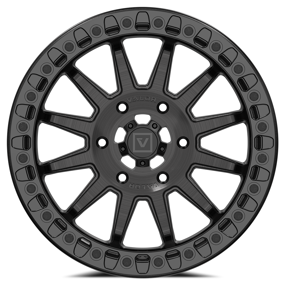 V09 Beadlock UTV Wheel Brushed Charcoal