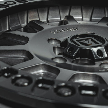 V09 Beadlock UTV Wheel Brushed Charcoal
