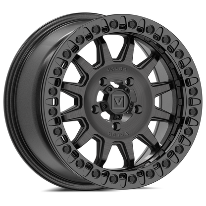 V09 Beadlock UTV Wheel Brushed Charcoal