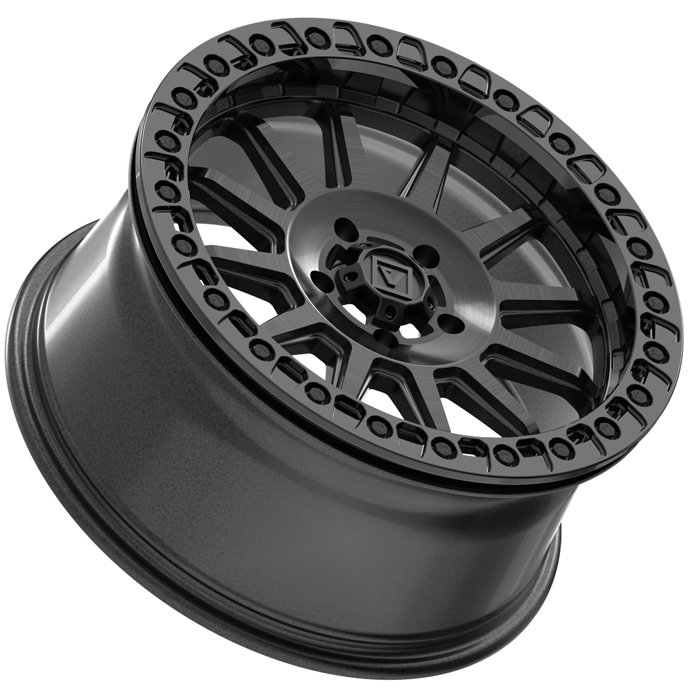 V09 Beadlock UTV Wheel Brushed Charcoal