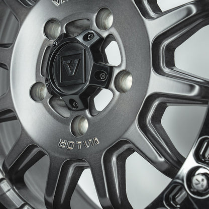 V09 Beadlock UTV Wheel Brushed Charcoal