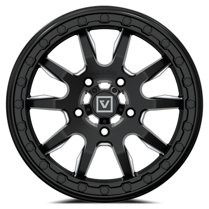 V15 Beadlock UTV Wheel Satin Black