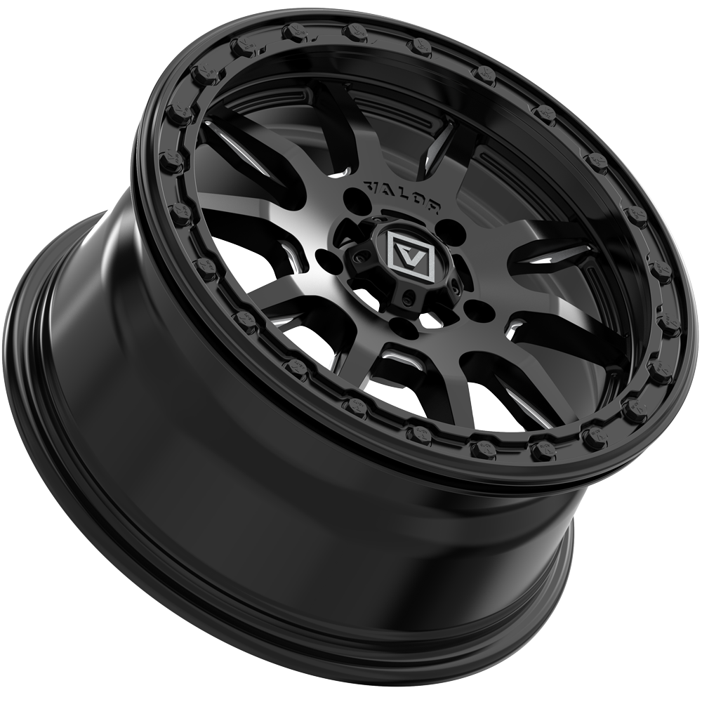 V15 Beadlock UTV Wheel Satin Black