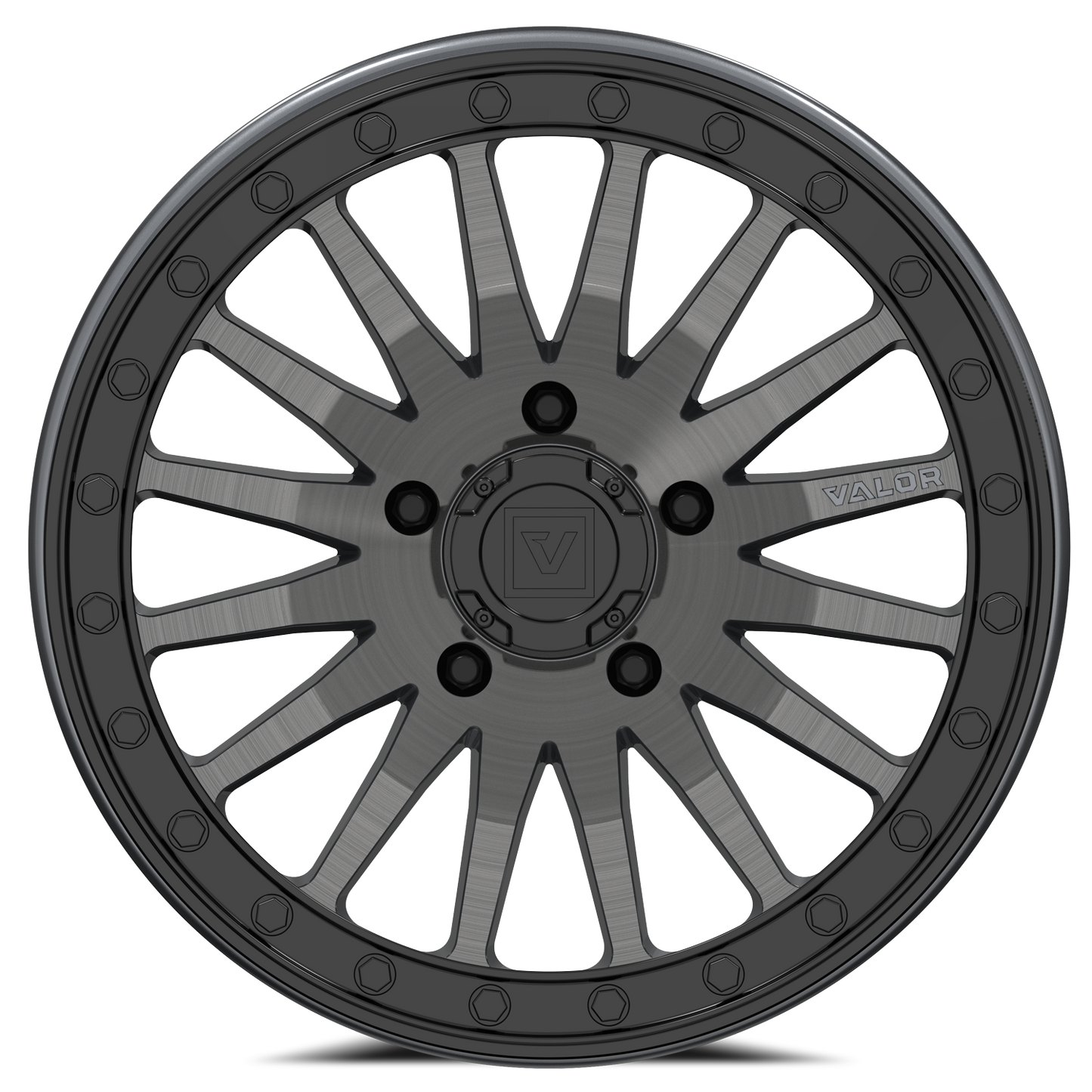 V06 Beadlock UTV Wheel Brushed Gunmetal