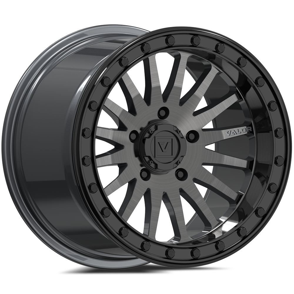 V06 Beadlock UTV Wheel Brushed Gunmetal