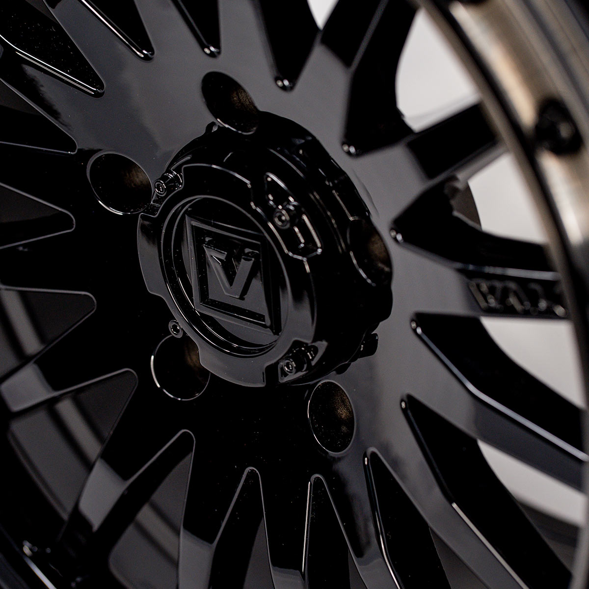 V06 Beadlock UTV Wheel Gloss Black