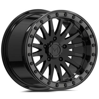 V06 Beadlock UTV Wheel Gloss Black