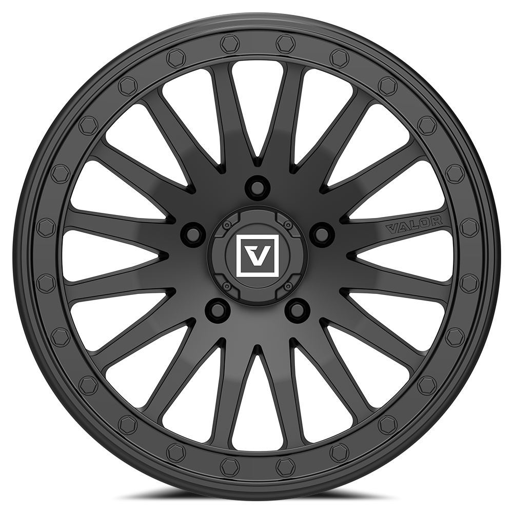 V06 Beadlock UTV Wheel Satin Black