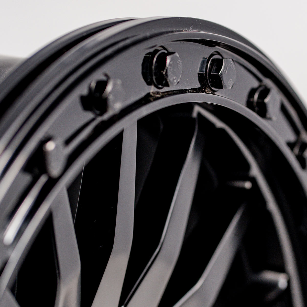 V06 Beadlock UTV Wheel Satin Black