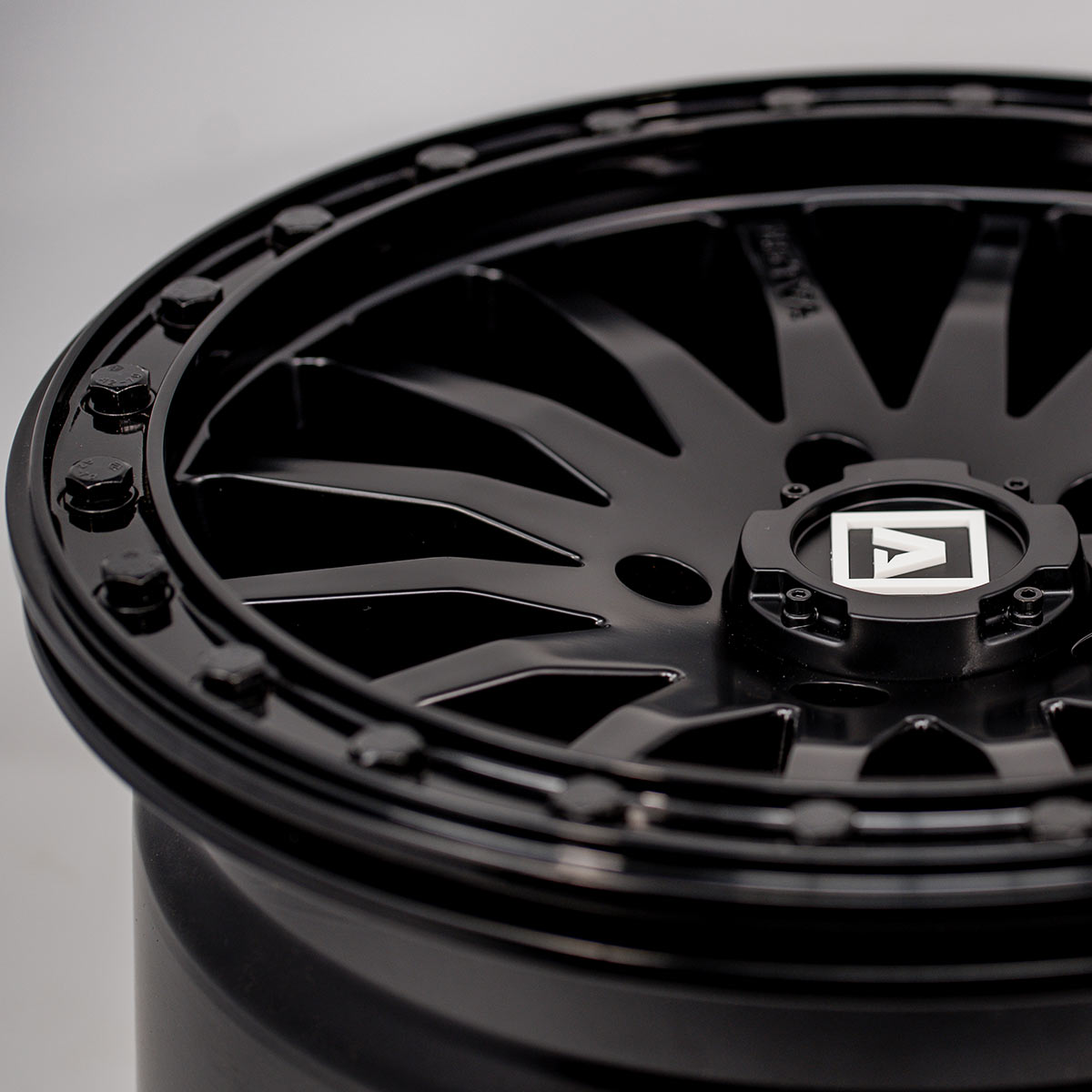 V06 Beadlock UTV Wheel Satin Black